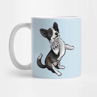 Cardigan Welsh Corgi | Brindle and White Mug